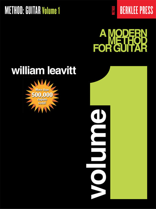 Title details for A Modern Method for Guitar--Volume 1 by William Leavitt - Wait list